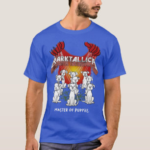 Rolig hund Pun Rock musik Gift Manar Kids Women Fu T Shirt