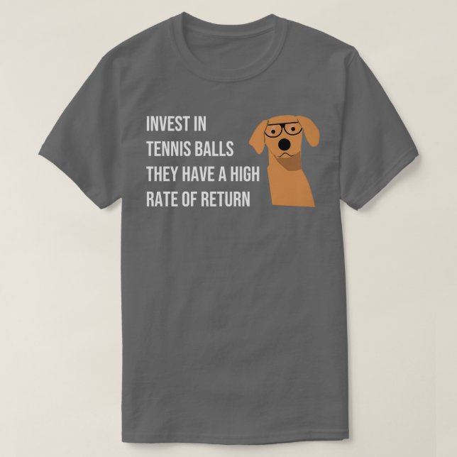 Rolig hund revisor Financial Advisor Finance Tea T Shirt (Design framsida)