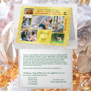 Rolig hund Ruff Year Vi har flyttat 6 Foton Golden Kort