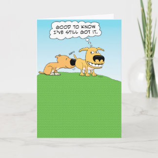 Rolig hund sjöräddkort kort