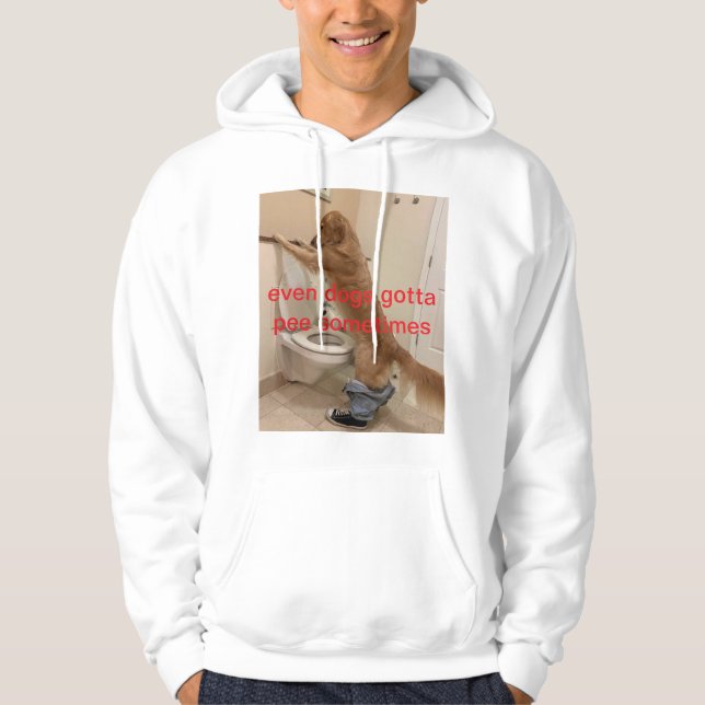 rolig hund skjorta hoodie (Framsida)