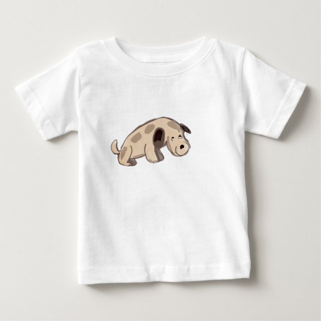 Rolig Hund T Shirt (Framsida)