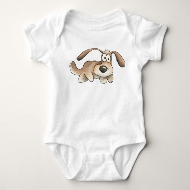Rolig hund t shirt (Framsida)