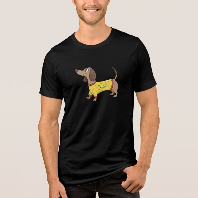 Rolig hund t shirt (Framsida)