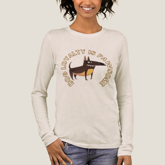 Rolig Hund T-Shirt (Framsida)