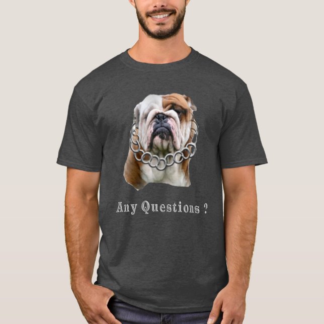 Rolig hund t shirt (Framsida)