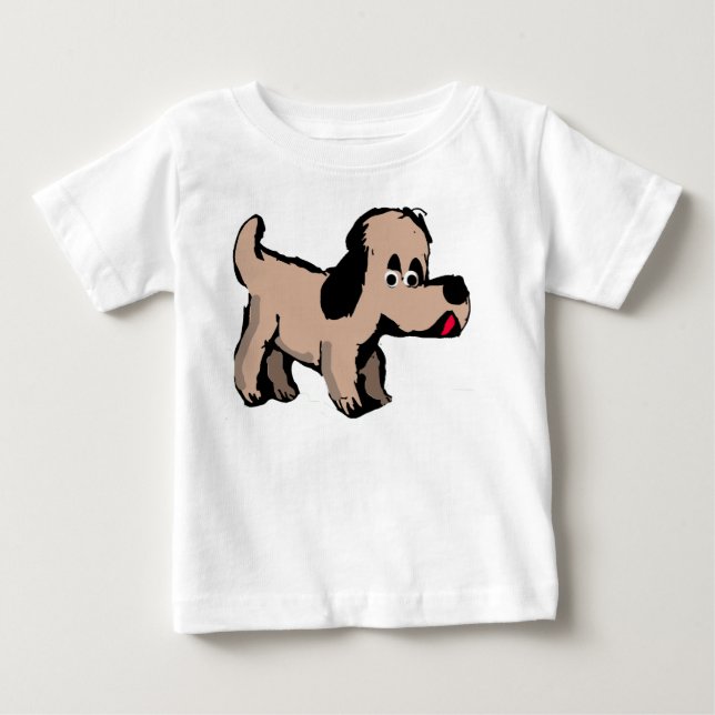 Rolig Hund T Shirt (Framsida)