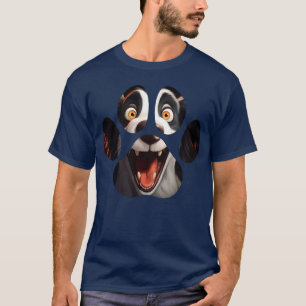 Rolig hund Tass Ansikte T Shirt