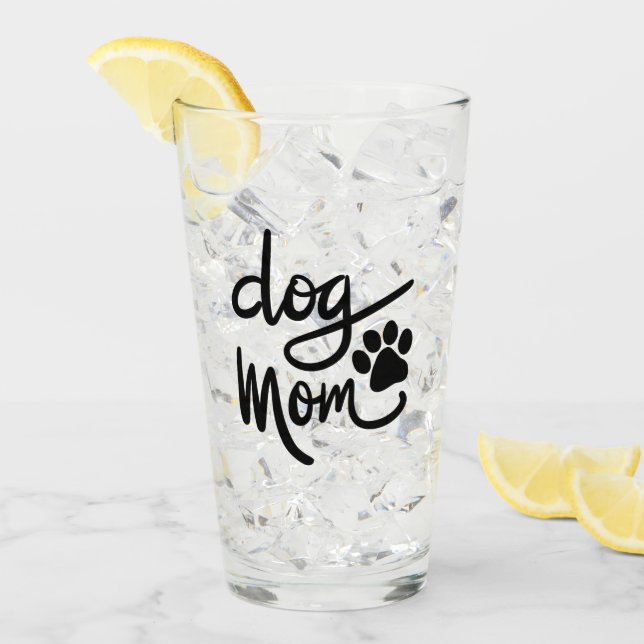 Rolig hund Tass Hund Mamma Glaskopp (Framsida Ice)