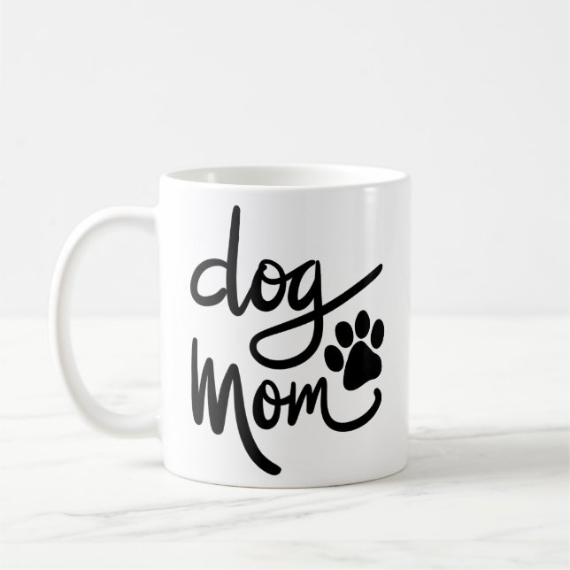 Rolig hund Tass Hund Mamma Kaffemugg (Vänster)
