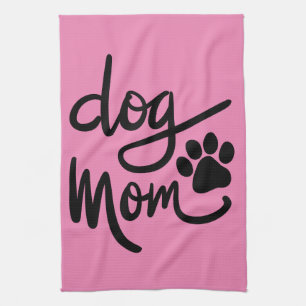 Rolig hund Tass Hund Mamma Kökshandduk