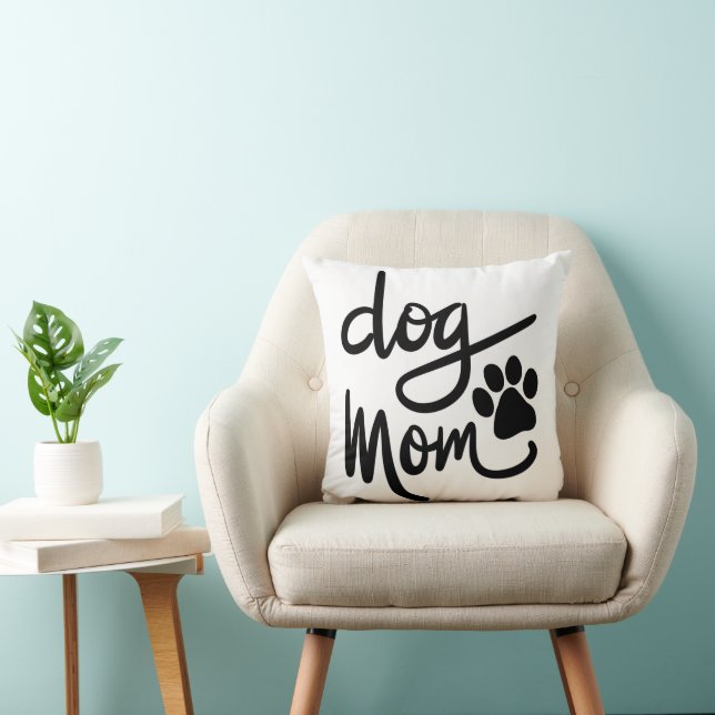 Rolig hund Tass Hund Mamma Kudde (Stol)