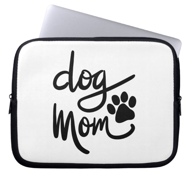 Rolig hund Tass Hund Mamma Laptop Fodral (Framsidan)