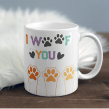 Rolig hund Tassar Älskare Mugg