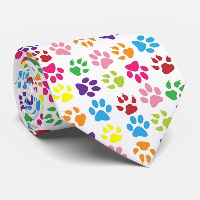 Rolig hund tassTie Slips (Rullad)