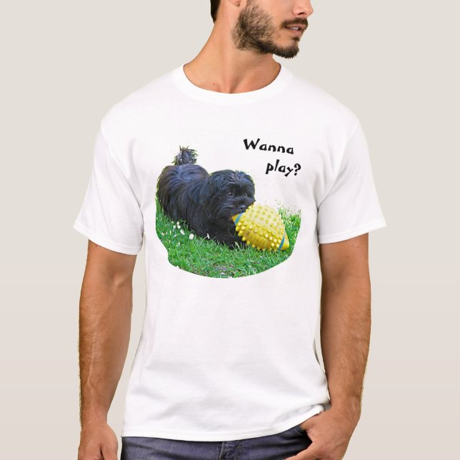 Rolig hund tee shirt (Framsida)