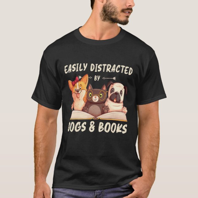 Rolig hund testriktlinjer som lätt delas upp av Hu T Shirt (Framsida)