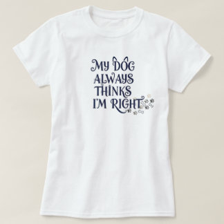 Rolig Hund Text T Shirt