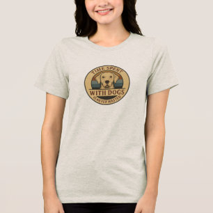 Rolig Hund – Tid tillbringad med hundar är aldrig T Shirt