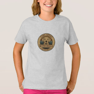 Rolig Hund – Tid tillbringad med hundar är aldrig T Shirt