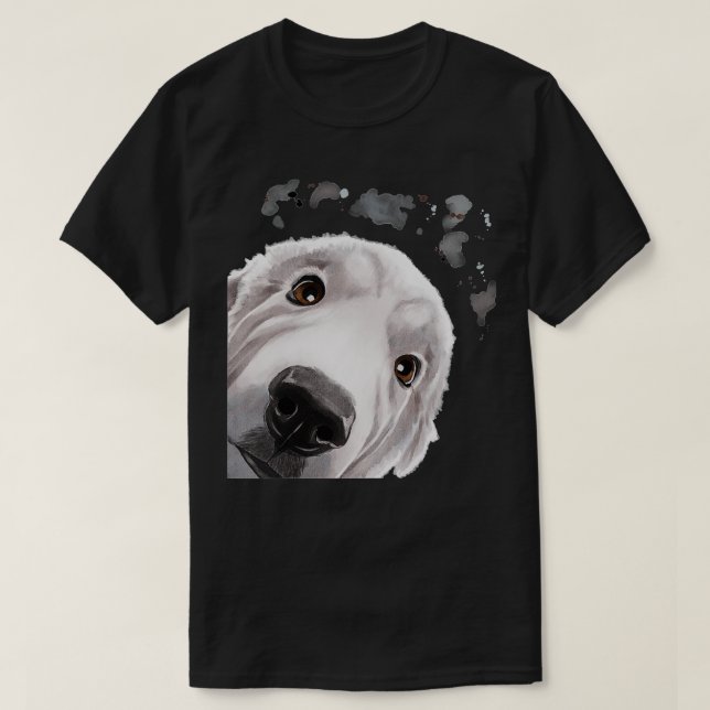 Rolig hund Underbara Pyrenéerna  T Shirt (Design framsida)