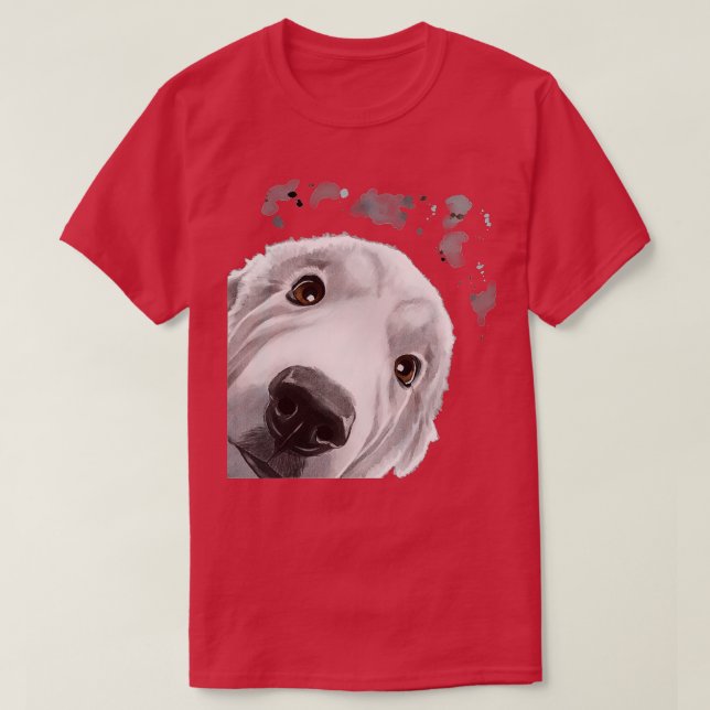 Rolig hund Underbara Pyrenéerna T Shirt (Design framsida)