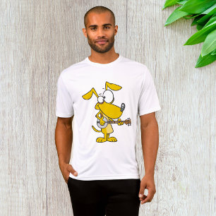 Rolig hund uppspelning av Banjo Music T Shirt
