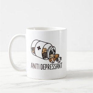 Rolig Hund Välsigna Zen Chihuahua Hund Pappa Mamma Kaffemugg