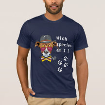 Rolig hund Vilken art är mörk blått i manar