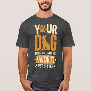 rolig hund webbplats Pet Sitta Watcher Pet-webbpla T Shirt