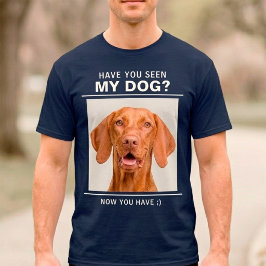Rolig hundägare Personlig husdjursfoto T Shirt