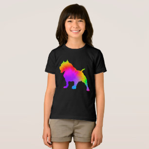 Rolig hundälskare ägare Tie Dye Pitbull T Shirt