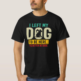 Rolig hundälskare Sarksatisk hundmamma hundpappa-c T Shirt