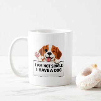 Rolig Hundälskare Uttalande Kaffemugg