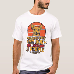 Rolig Hundälskare Vintage Citat Vektor Design_1 T Shirt