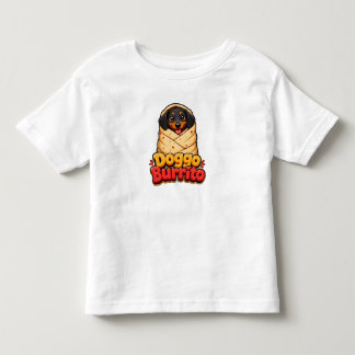 Rolig Hundgubbe Burrito Söt Dackel Småbarns T-Shir T Shirt