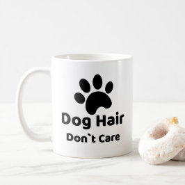 Rolig Hundmugg - Hundhår Spelar Ingen Roll Kaffemugg