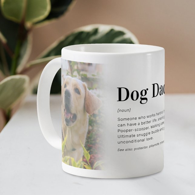 Rolig hundpappa definition foto kaffemugg (Skapare uppladdad)