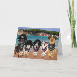 Rolig hundSeptember 19th födelsedag Kort