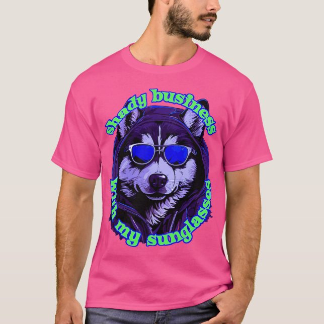 rolig husdjurskonst t shirt (Framsida)
