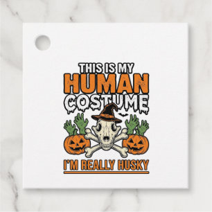 Rolig Husky Mänsklig Kostym Halloween Hund Tröja D Gåvor Etiketter