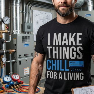 Rolig HVAC-tekniker humor T Shirt