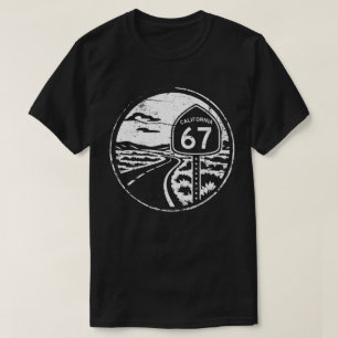 Rolig Hwy 67 - Cool California Grunge Sex Sju T Shirt