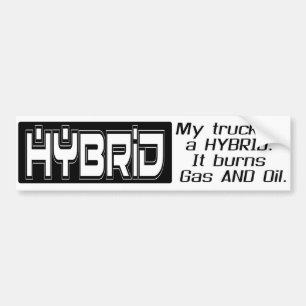 Rolig HYBRID- LASTBIL Bildekal