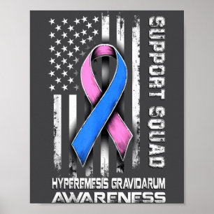 Rolig Hyperemesis Medvetenhet Gravidarum Klick Sup Poster