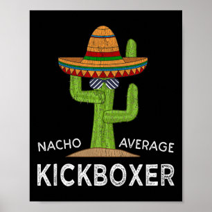 Rolig Hysterisk Kickboxare Meme Rolig Kickboxning Poster