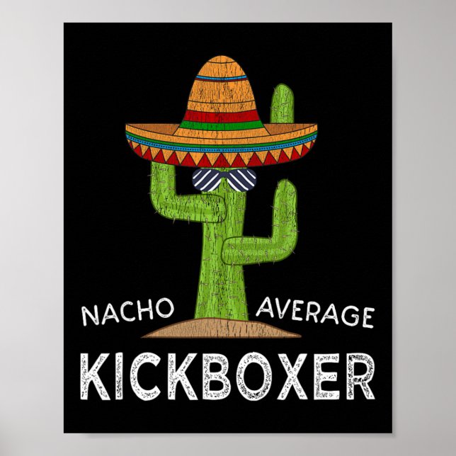 Rolig Hysterisk Kickboxare Meme Rolig Kickboxning  Poster (Framsidan)