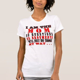 Rolig I-förmiddag mammacitationstecknet T-shirt