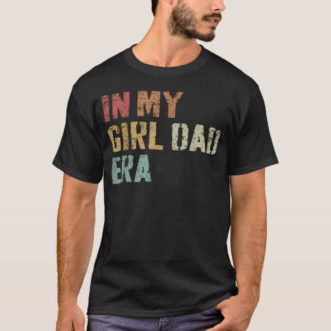 Rolig i min far-dotter-era fars dag t shirt (Framsida)