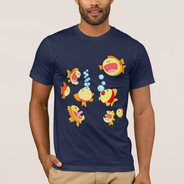 Rolig i The Fish Tank -serie T-shirt (Framsida)